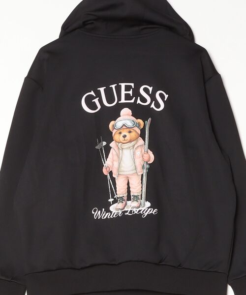 Guess(ゲス)の「FABRIZIA Hoodie パーカー バックプリント(パーカー・レディース・クリーム/ブラック・X-SMALL/SMALL/LARGE/MEDIUM)」の6枚目の写真