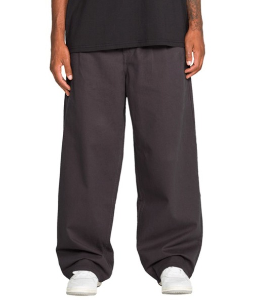 VOLCOM(ボルコム)の「VOLCOM メンズ CHILLOW PLEAT EW PANT ロングパンツ 【2026年秋冬モデル】/ボルコムウエストゴムバギーパンツ(その他パンツ・メンズ・グレー系その他・MEDIUM/LARGE/X-LARGE)」の1枚目の写真