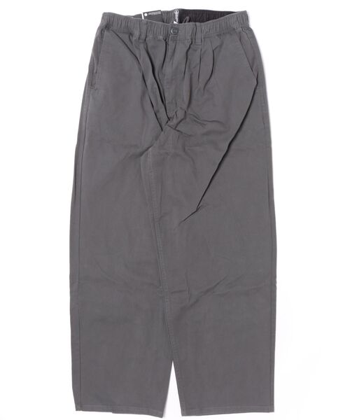 VOLCOM(ボルコム)の「VOLCOM メンズ CHILLOW PLEAT EW PANT ロングパンツ 【2026年秋冬モデル】/ボルコムウエストゴムバギーパンツ(その他パンツ・メンズ・グレー系その他・MEDIUM/LARGE/X-LARGE)」の2枚目の写真