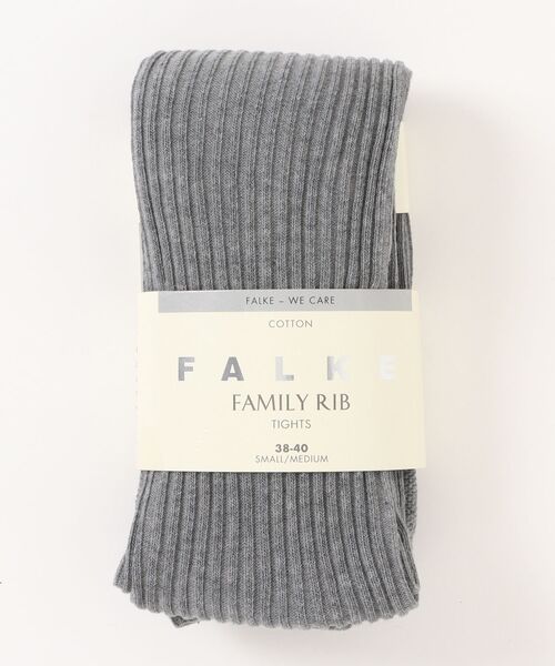 FALKE（ファルケ）の「FALKE | Family Rib Tights（タイツ/ストッキング・レディース・Nat/チャコール/ブラック/ライトグレー・S/M）」の2枚目の写真