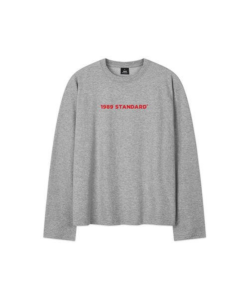 1989STANDARD(1989スタンダード)の「ベーシックロゴクロップロングスリーブ (SKLSTD-0006)(Tシャツ/カットソー・メンズ・ブラック/ホワイト/バーガンディー/ライトグレー・MEDIUM/LARGE/X-LARGE)」の3枚目の写真