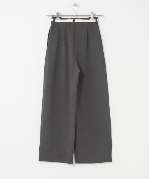 URBAN RESEARCH DOORS（アーバンリサーチドアーズ）の「ウエストリボンカットカーブパンツ（その他パンツ・レディース・ブラック/グレー系その他・MEDIUM/SMALL）」の22枚目の写真