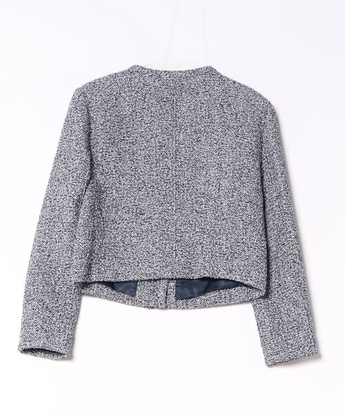 MICHAEL KORS(マイケルコース)の「カラーレス ツイード ジャケット(ノーカラージャケット・レディース・ブルー系・XXS/XS/S)」の3枚目の写真