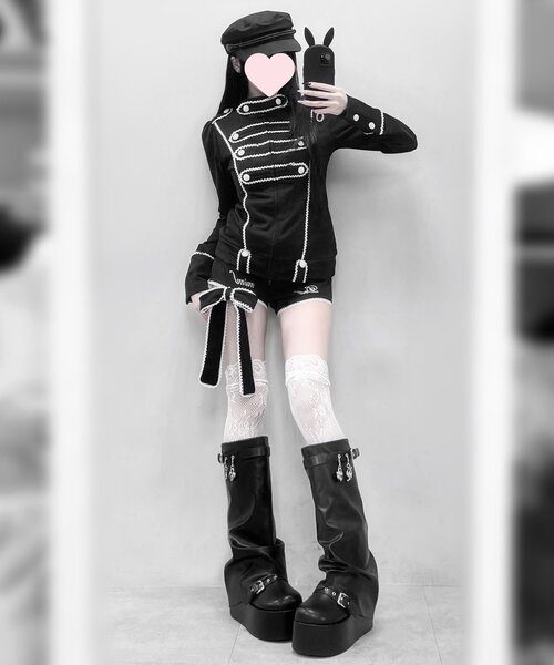 OLIVE des OLIVE(オリーブデオリーブ)の「【インフルエンサー企画】miko ribbon short pants(その他パンツ・レディース・ピンク/ブラック・FREE)」の6枚目の写真