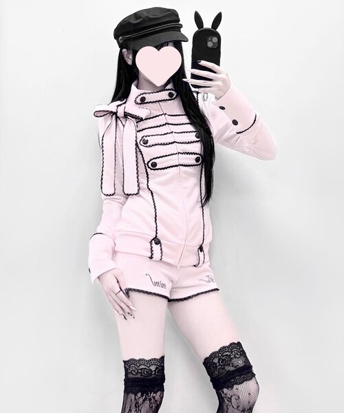 OLIVE des OLIVE(オリーブデオリーブ)の「【インフルエンサー企画】miko ribbon short pants(その他パンツ・レディース・ピンク/ブラック・FREE)」の12枚目の写真