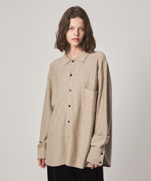 <WANDERUNG × Steven Alan> KNIT SHIRT/ニット