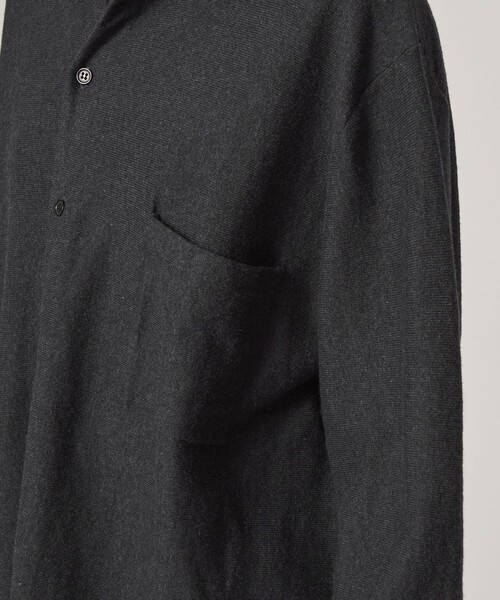 Steven Alan（スティーブンアラン）の「＜WANDERUNG × Steven Alan＞ KNIT SHIRT/ニット（カーディガン/ボレロ・レディース・ベージュ/ワイン/ダークグレー・FREE）」の16枚目の写真