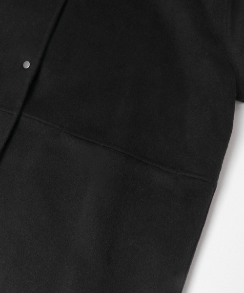 URBAN RESEARCH ROSSO WOMEN(アーバンリサーチ ロッソ)の「カシミヤビーバーストール付ノーカラーコート(その他アウター・レディース・ブラック/キャメル・FREE)」の11枚目の写真