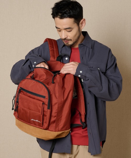 Eddie Bauer(エディーバウアー)の「コンパス バックパック(バックパック/リュック・メンズ・レッド/ブラック/ネイビー/パープル・F)」の1枚目の写真