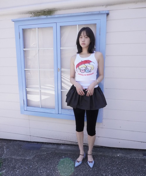 ASHLEY WILLIAMS(アシュリーウィリアムス)の「ASHLEY & WILLIAM VEST(タンクトップ・レディース・ホワイト・M/S)」の7枚目の写真