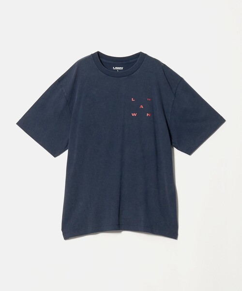 UNITED ARROWS & SONS(ユナイテッドアローズアンドサンズ)の「<LAWN> LOGO FADE TEE/Tシャツ(Tシャツ/カットソー・メンズ・ネイビー/ダークグレー/ダークグリーン・M/L)」の3枚目の写真