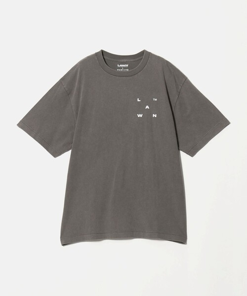 UNITED ARROWS & SONS(ユナイテッドアローズアンドサンズ)の「<LAWN> LOGO FADE TEE/Tシャツ(Tシャツ/カットソー・メンズ・ネイビー/ダークグレー/ダークグリーン・M/L)」の1枚目の写真