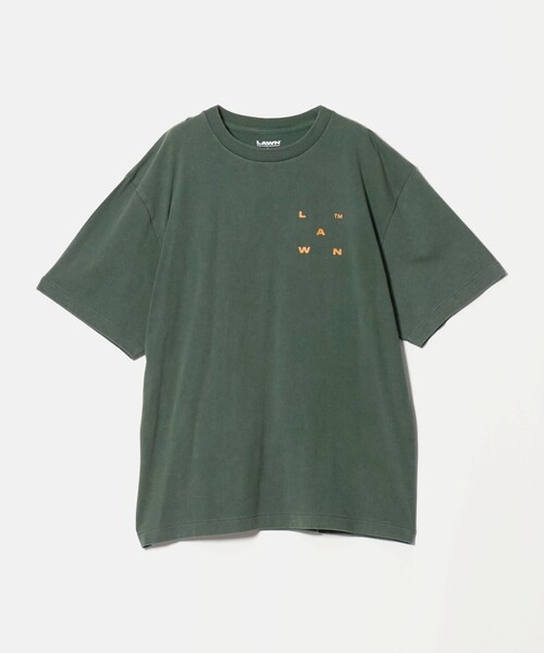 UNITED ARROWS & SONS(ユナイテッドアローズアンドサンズ)の「<LAWN> LOGO FADE TEE/Tシャツ(Tシャツ/カットソー・メンズ・ネイビー/ダークグレー/ダークグリーン・M/L)」の2枚目の写真