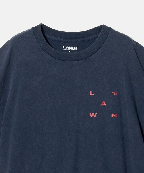 UNITED ARROWS & SONS(ユナイテッドアローズアンドサンズ)の「<LAWN> LOGO FADE TEE/Tシャツ(Tシャツ/カットソー・メンズ・ネイビー/ダークグレー/ダークグリーン・M/L)」の5枚目の写真