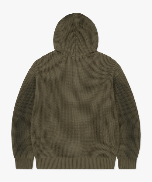 LMCの「SPRAY DYED WAFFLE KNIT ZIP-UP olive(パーカー・レディース・その他・SMALL/MEDIUM/LARGE)」の5枚目の写真