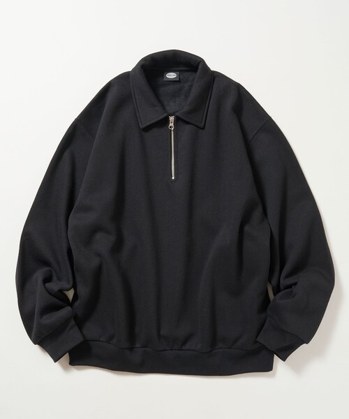 FREAK'S STORE(フリークスストア)の「限定展開 ポロ ハーフジップ スウェット(スウェット・メンズ・グレー/チャコールグレー/ブラウン/ブラック・MEDIUM/SMALL/LARGE)」の5枚目の写真