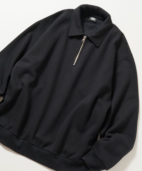 FREAK'S STORE(フリークスストア)の「限定展開 ポロ ハーフジップ スウェット(スウェット・メンズ・グレー/チャコールグレー/ブラウン/ブラック・MEDIUM/SMALL/LARGE)」の6枚目の写真