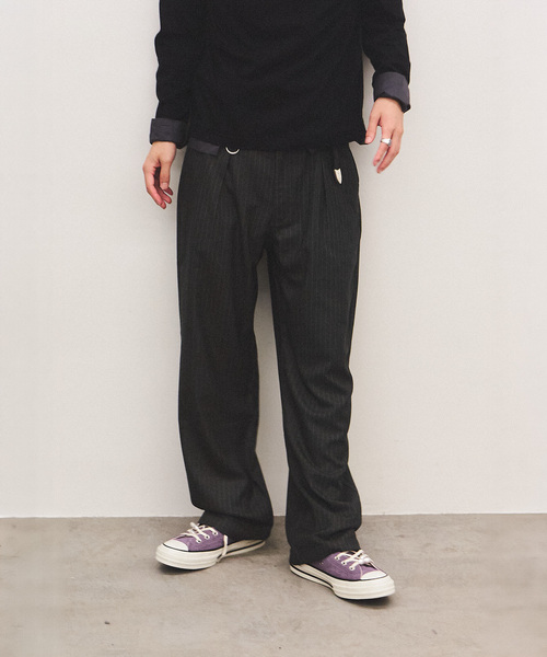PULP/417EDIFICE（パルプフォーワンセブンエディフィス）の「UTILITY SLACKS（スラックス・メンズ・チャコールグレー/グレー/ブラック・1/2）」の3枚目の写真