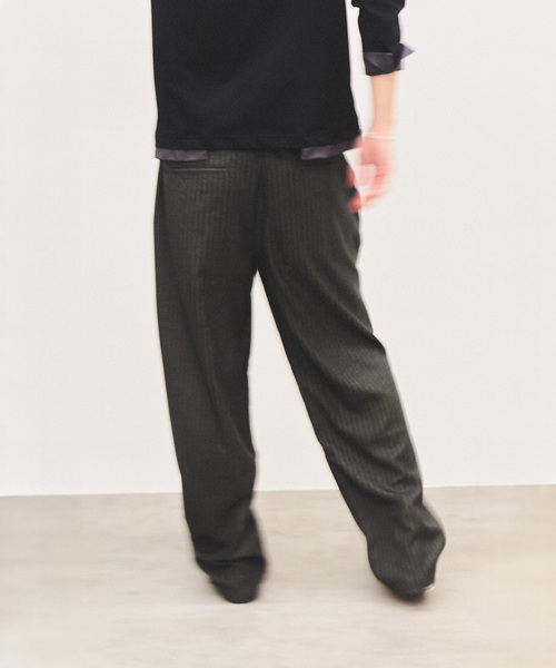 PULP/417EDIFICE（パルプフォーワンセブンエディフィス）の「UTILITY SLACKS（スラックス・メンズ・チャコールグレー/グレー/ブラック・1/2）」の5枚目の写真