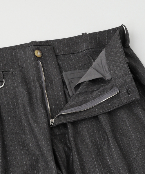 PULP/417EDIFICE（パルプフォーワンセブンエディフィス）の「UTILITY SLACKS（スラックス・メンズ・チャコールグレー/グレー/ブラック・1/2）」の8枚目の写真