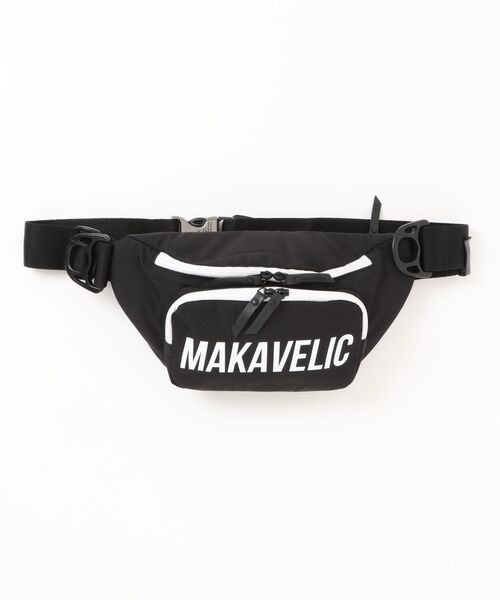 MAKAVELIC(マキャベリック)の「【RES】【MAKAVELIC】CRESCENT WAIST BAG AGILE/ショルダーバック ウエストバック(ショルダーバッグ・メンズ・ブラック・FREE)」の1枚目の写真