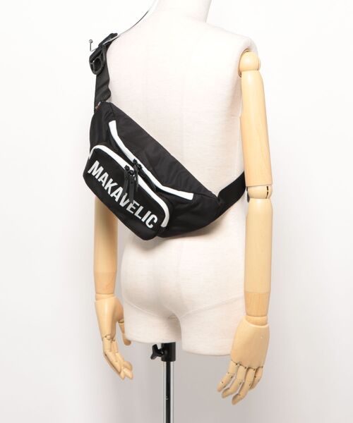 MAKAVELIC(マキャベリック)の「【RES】【MAKAVELIC】CRESCENT WAIST BAG AGILE/ショルダーバック ウエストバック(ショルダーバッグ・メンズ・ブラック・FREE)」の5枚目の写真