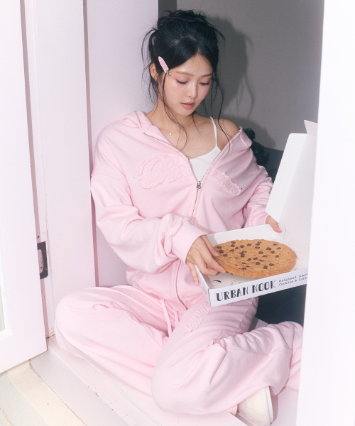 ROSEANNE（ローズアン）の「オフデューティ ストレートスウェットパンツ (ピンク)（スウェットパンツ・レディース・その他・FREE）」の3枚目の写真