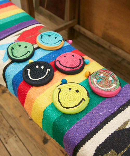 チャイハネ（チャイハネ）の「【チャイハネ】ニッコリパース（コインケース・レディース・ピンク/グリーン/カラフル/ブラック/イエロー/パープル/ターコイズブルー・FREE）」の9枚目の写真