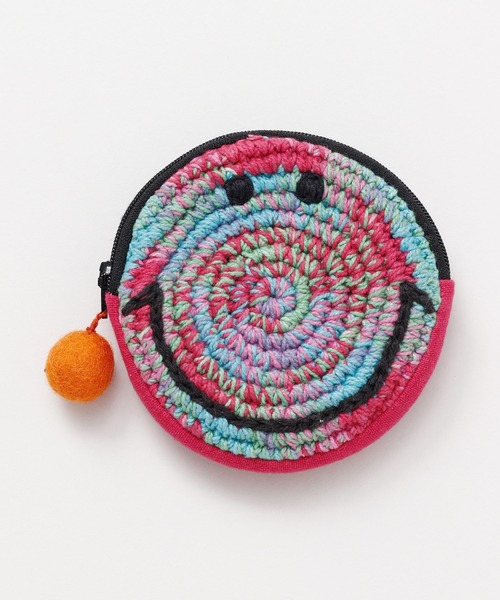 チャイハネ（チャイハネ）の「【チャイハネ】ニッコリパース（コインケース・レディース・ピンク/グリーン/カラフル/ブラック/イエロー/パープル/ターコイズブルー・FREE）」の7枚目の写真