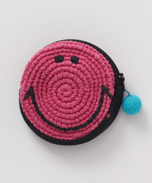 チャイハネ（チャイハネ）の「【チャイハネ】ニッコリパース（コインケース・レディース・ピンク/グリーン/カラフル/ブラック/イエロー/パープル/ターコイズブルー・FREE）」の6枚目の写真