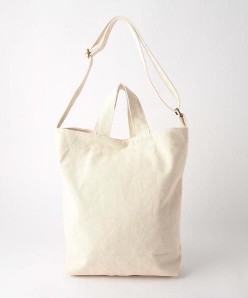 coen（コーエン）の「coen2WAYロゴトートバッグ（トートバッグ・レディース・オフホワイト・FREE）」の8枚目の写真