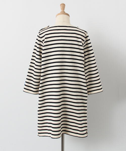 URBAN RESEARCH DOORS（アーバンリサーチドアーズ）の「FORK＆SPOON Color Border OP（ワンピース・キッズ・オフホワイト/ブラウン・120/135/90/105）」の5枚目の写真