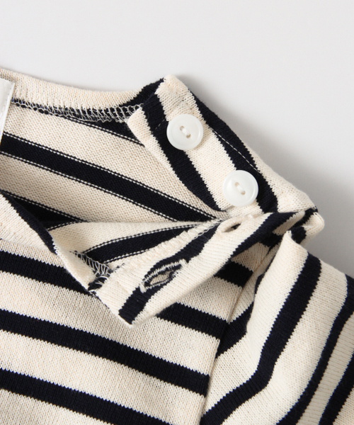 URBAN RESEARCH DOORS（アーバンリサーチドアーズ）の「FORK＆SPOON Color Border OP（ワンピース・キッズ・オフホワイト/ブラウン・120/135/90/105）」の7枚目の写真