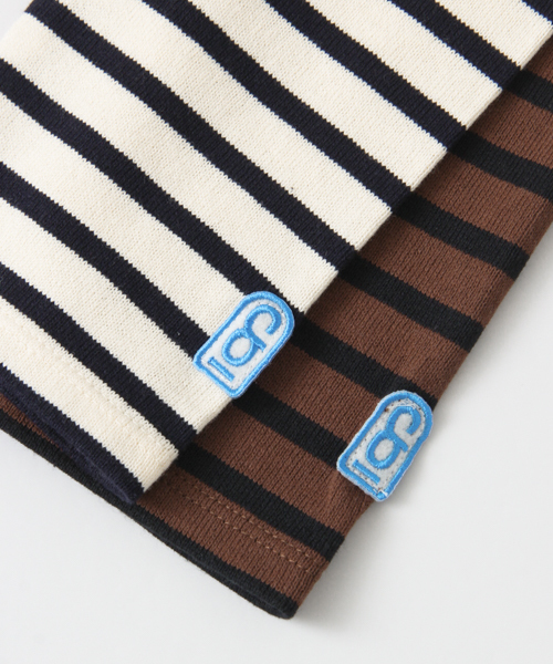 URBAN RESEARCH DOORS（アーバンリサーチドアーズ）の「FORK＆SPOON Color Border OP（ワンピース・キッズ・オフホワイト/ブラウン・120/135/90/105）」の4枚目の写真