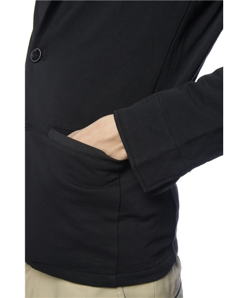 International Gallery BEAMS（インターナショナルギャラリービームス）の「International Gallery BEAMS / バイオ加工 2Bショールカラージャケット（テーラードジャケット・メンズ・チャコールグレー/ブラック・44(S)/46(M)/48(L)）」の7枚目の写真