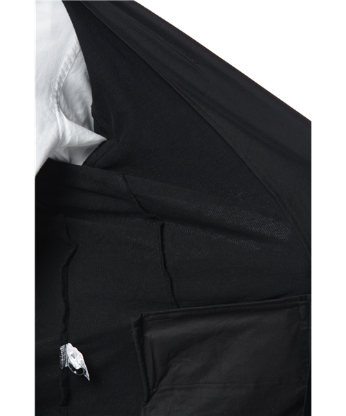 International Gallery BEAMS（インターナショナルギャラリービームス）の「International Gallery BEAMS / バイオ加工 2Bショールカラージャケット（テーラードジャケット・メンズ・チャコールグレー/ブラック・44(S)/46(M)/48(L)）」の9枚目の写真