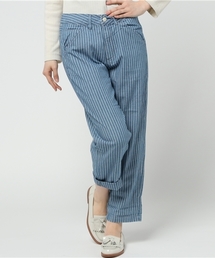 LBC | ストライプボーイズクロップドパンツ     (その他パンツ)