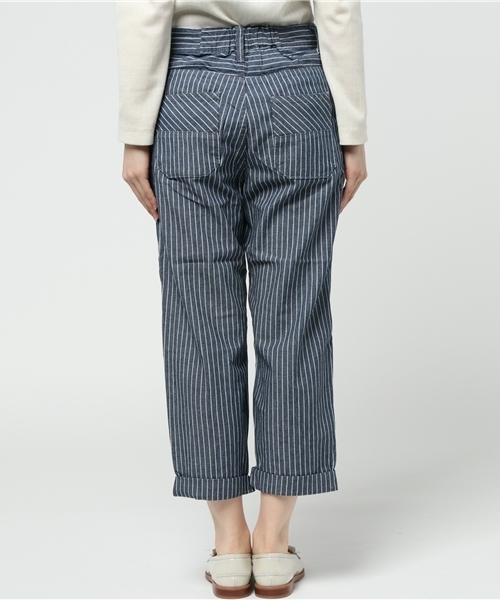 LBC（エルビーシー）の「ストライプボーイズクロップドパンツ     （その他パンツ・レディース・ライトブルー/ブルー・LARGE/SMALL/MEDIUM）」の5枚目の写真