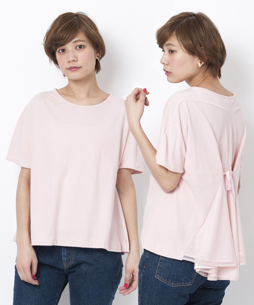 BACK RIBBON TEE BACK RIBBON TEE