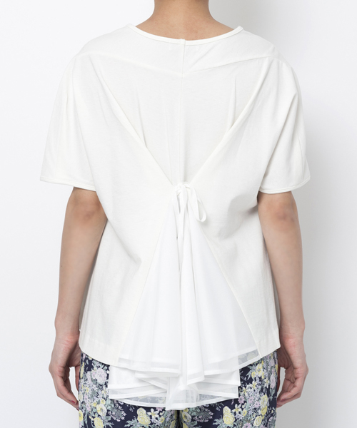 BACK RIBBON TEE BACK RIBBON TEE