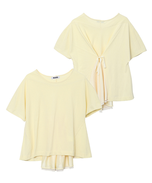BACK RIBBON TEE BACK RIBBON TEE