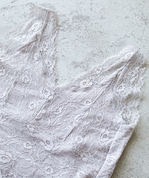 N.(N. Natural Beauty Basic)(エヌエヌナチュラルビューティーベーシック)の「レースビスチェ(タンクトップ・レディース・ブラック/グレー/ホワイト・MEDIUM)」の14枚目の写真