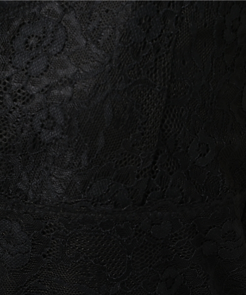 N.(N. Natural Beauty Basic)(エヌエヌナチュラルビューティーベーシック)の「レースビスチェ(タンクトップ・レディース・ブラック/グレー/ホワイト・MEDIUM)」の6枚目の写真