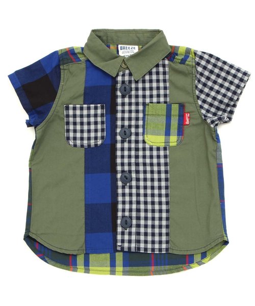 BREEZE（ブリーズ）の「リメイク風シャツ（シャツ/ブラウス・キッズ・レッド/ブルー・110/130/140/80/90/100/120）」の14枚目の写真