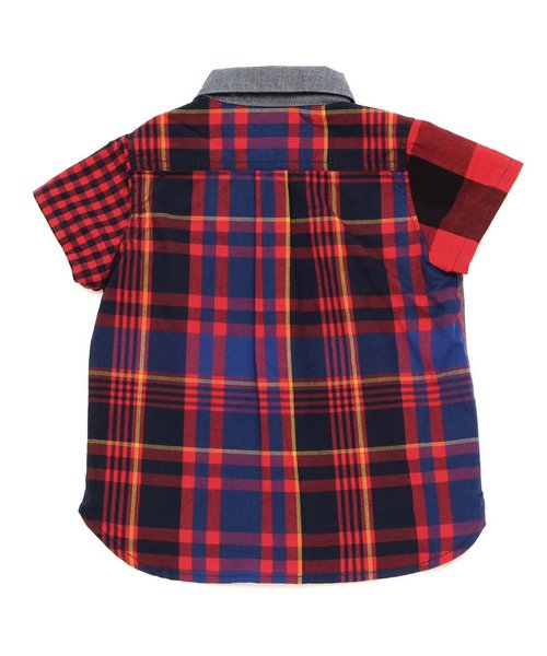 BREEZE（ブリーズ）の「リメイク風シャツ（シャツ/ブラウス・キッズ・レッド/ブルー・110/130/140/80/90/100/120）」の17枚目の写真