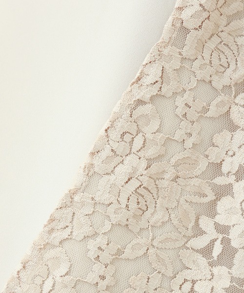 MARLENE JOBERT（マルレーヌ　ジョベル）の「セレモニー レースケープトップス　パンツセット（セットアップ・レディース・ベージュ/ネイビー/ブラック・MEDIUM/LARGE）」の19枚目の写真