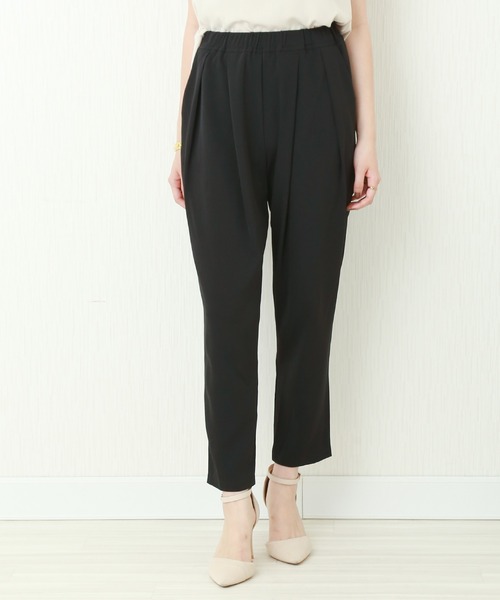 MARLENE JOBERT（マルレーヌ　ジョベル）の「セレモニー レースケープトップス　パンツセット（セットアップ・レディース・ベージュ/ネイビー/ブラック・MEDIUM/LARGE）」の18枚目の写真