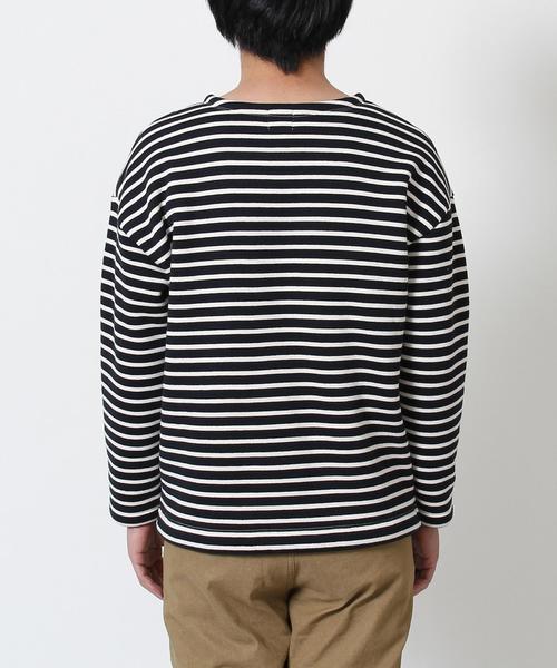 coen（コーエン）の「裏ボアボーダーボートネックカットソー（Tシャツ/カットソー・メンズ・ネイビー/グレー/ピンク・SMALL/MEDIUM/LARGE/X-LARGE）」の14枚目の写真