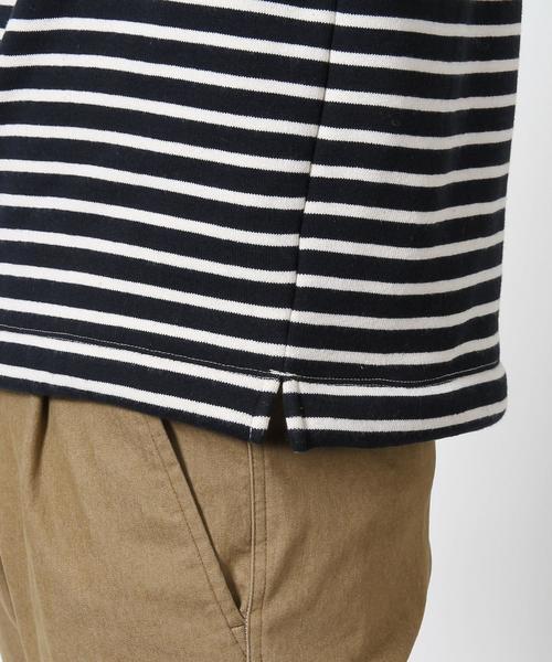 coen（コーエン）の「裏ボアボーダーボートネックカットソー（Tシャツ/カットソー・メンズ・ネイビー/グレー/ピンク・SMALL/MEDIUM/LARGE/X-LARGE）」の19枚目の写真