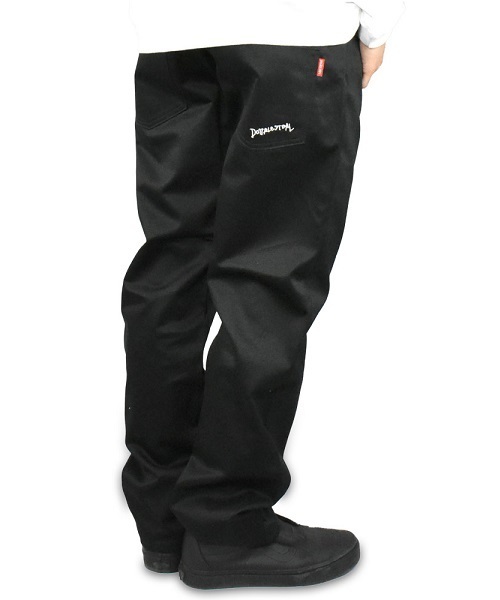 DOUBLE STEAL（ダブルスティール）の「One Point Reguiar チノパンツ（チノパンツ・メンズ・ブラック/サンドベージュ・MEDIUM/X-LARGE/LARGE）」の2枚目の写真